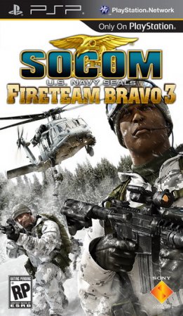 Постер к SOCOM: U.S. Navy SEALs Fireteam Bravo 3 [RUS] [FULL] PSP
