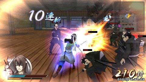 Hakuoki: Warriors of the Shinsengumi /ENG/ [ISO] (2013) PSP торрент