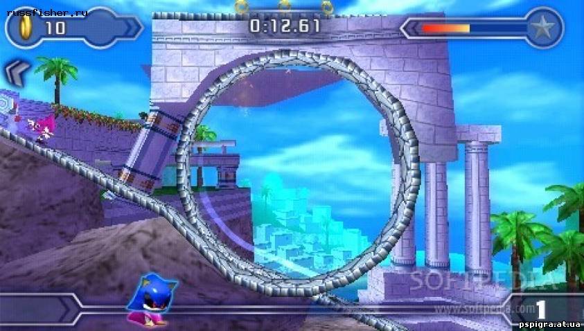 [PSP] Sonic Rivals 2 [FULL][CSO][RUS]