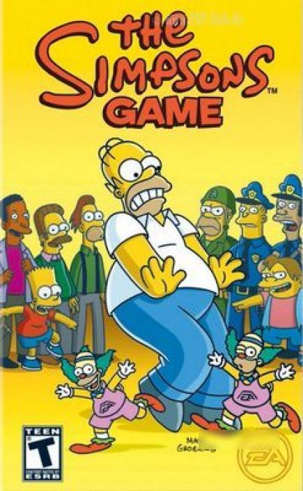 Постер к The Simpsons Game (PSP/Rus) торрент
